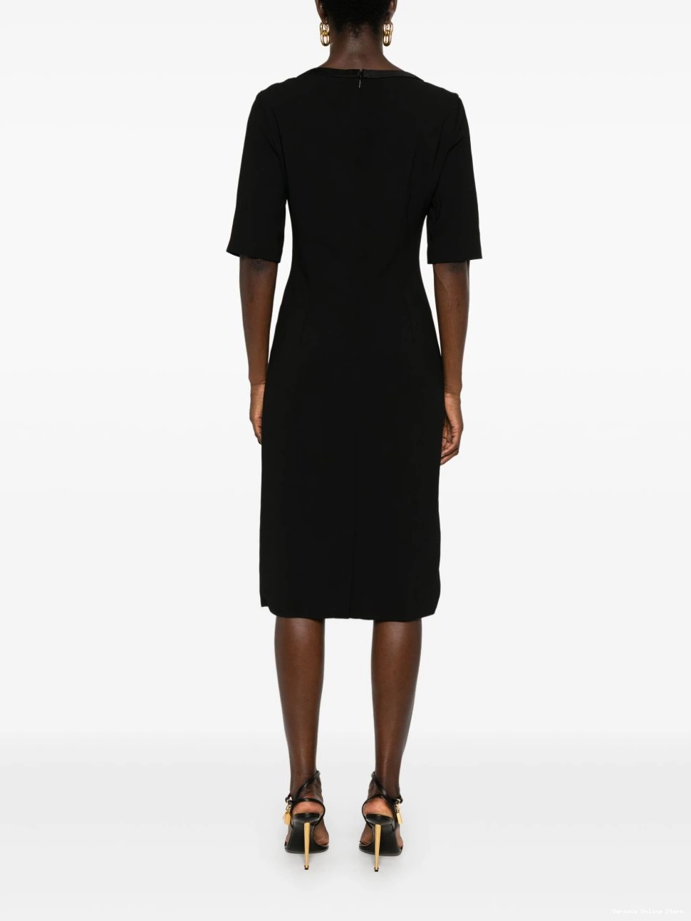 Cheap Women Versace dress Medusa Head midi 0825